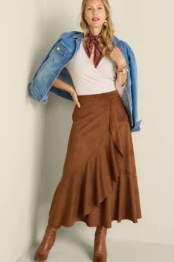 Soft Surroundings Faux Suede Skirt| Skirts