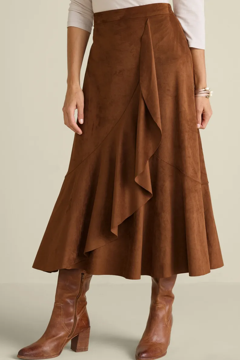 Soft Surroundings Faux Suede Skirt| Skirts
