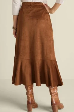 Soft Surroundings Faux Suede Skirt| Skirts