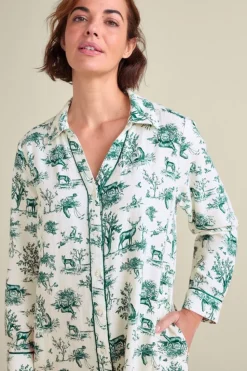 Soft Surroundings Festive Finley Sleep Shirt| Sleepwear & Lounge