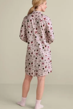 Soft Surroundings Festive Finley Sleep Shirt| Sleepwear & Lounge