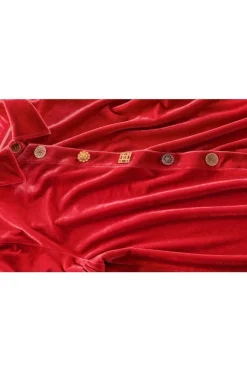 Soft Surroundings Filigree Velvet Boyfriend Shirt| Tops