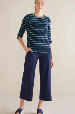 Soft Surroundings Fina French Terry Crop Pants| Pants