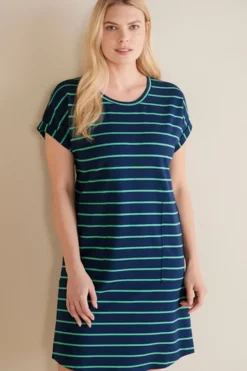 Soft Surroundings Fina French Terry Short Dress| Dresses