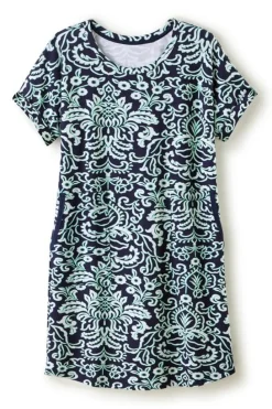 Soft Surroundings Fina French Terry Short Dress| Dresses