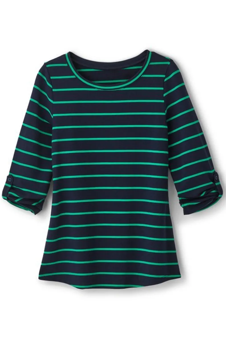 Soft Surroundings Fina French Terry Tee| Tops