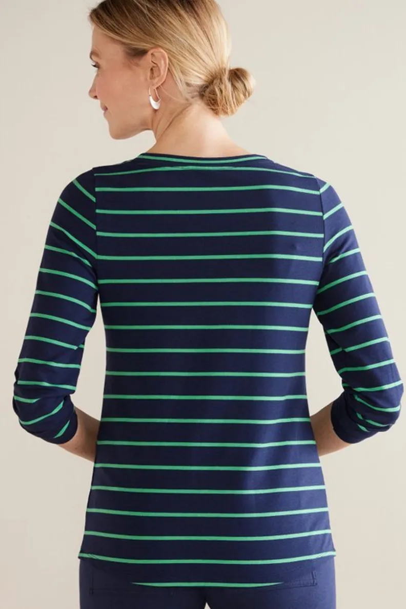 Soft Surroundings Fina French Terry Tee| Tops