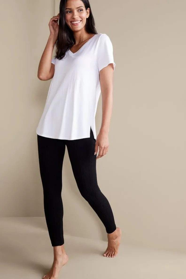 Soft Surroundings Fleece Lined Leggings| Pants|Leggings
