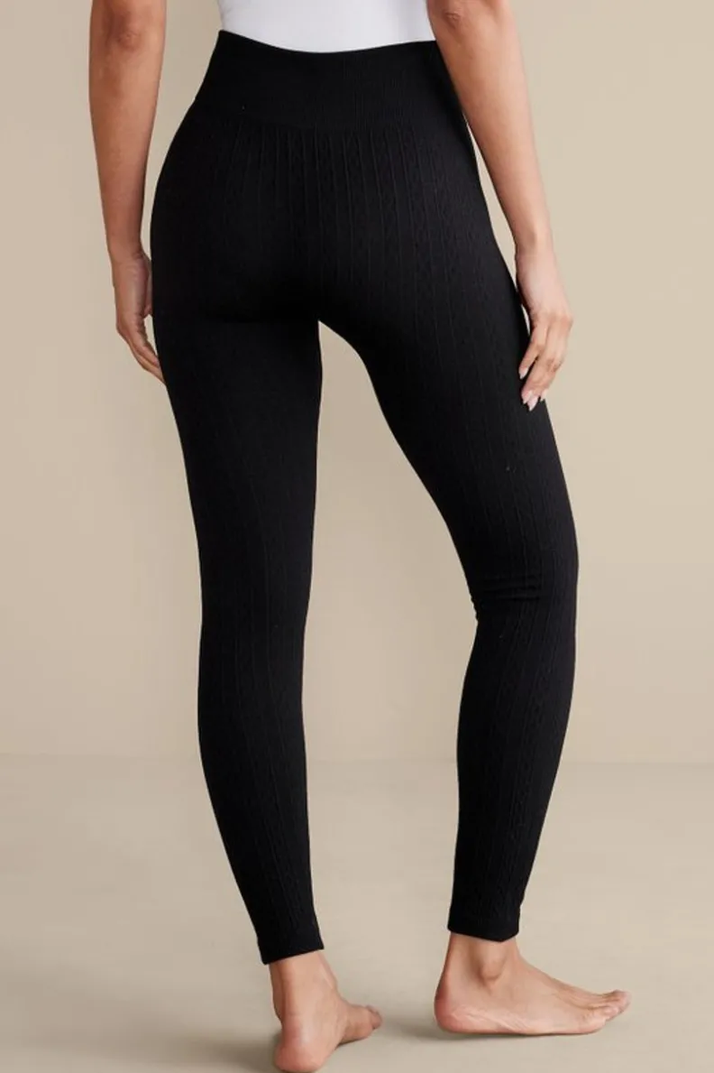 Soft Surroundings Fleece Lined Leggings| Pants|Leggings