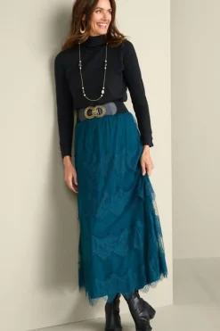 Soft Surroundings Frederica Lace Maxi Skirt| Skirts
