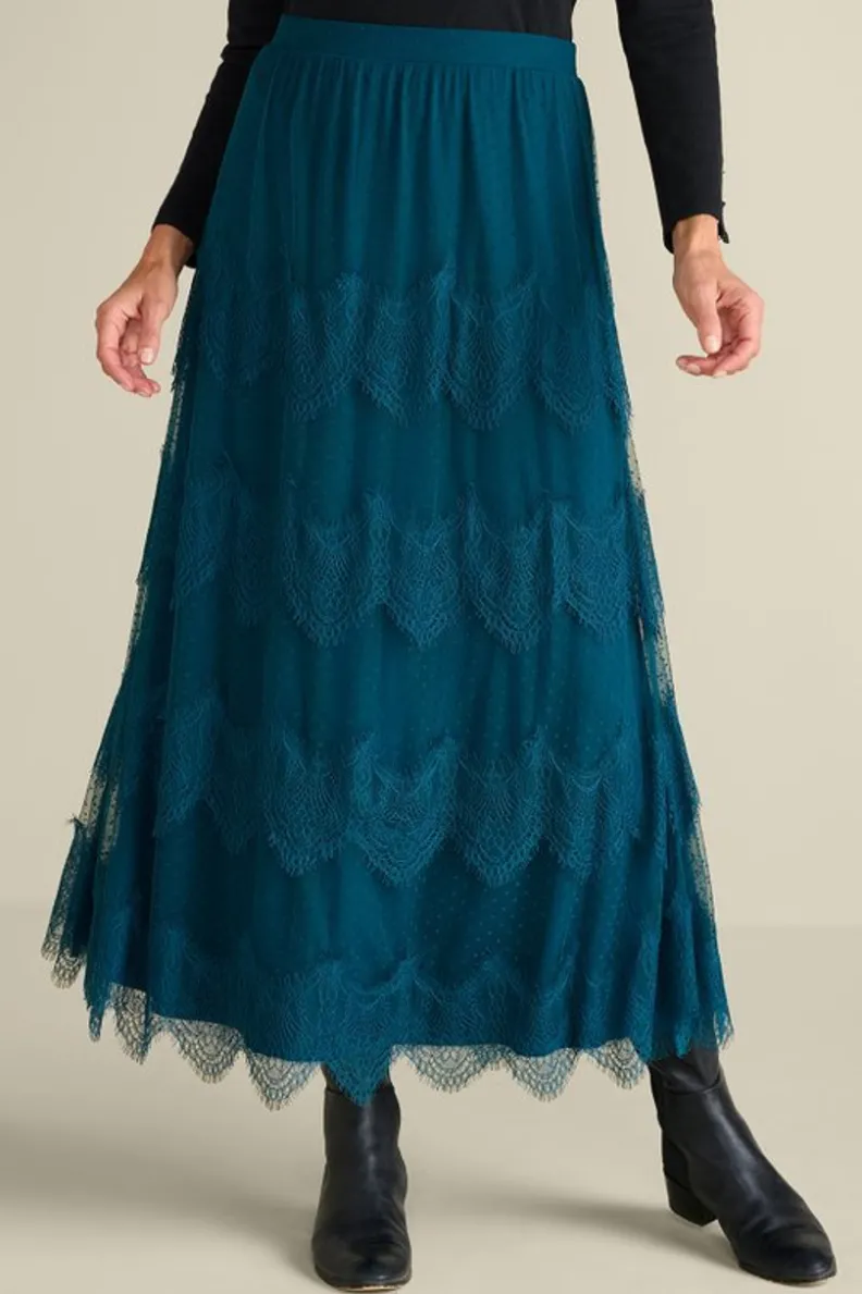 Soft Surroundings Frederica Lace Maxi Skirt| Skirts