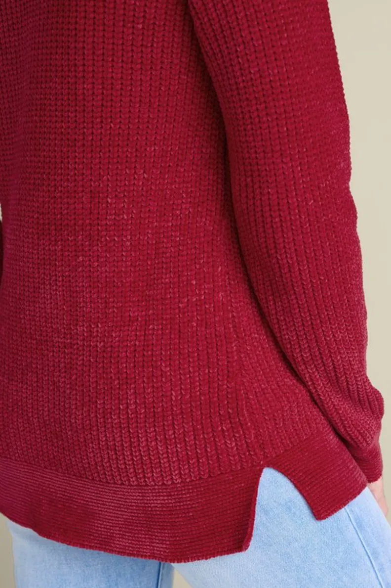 Soft Surroundings Gwendolyn Chenille Sweater| Tops|Sweaters & Cardigans