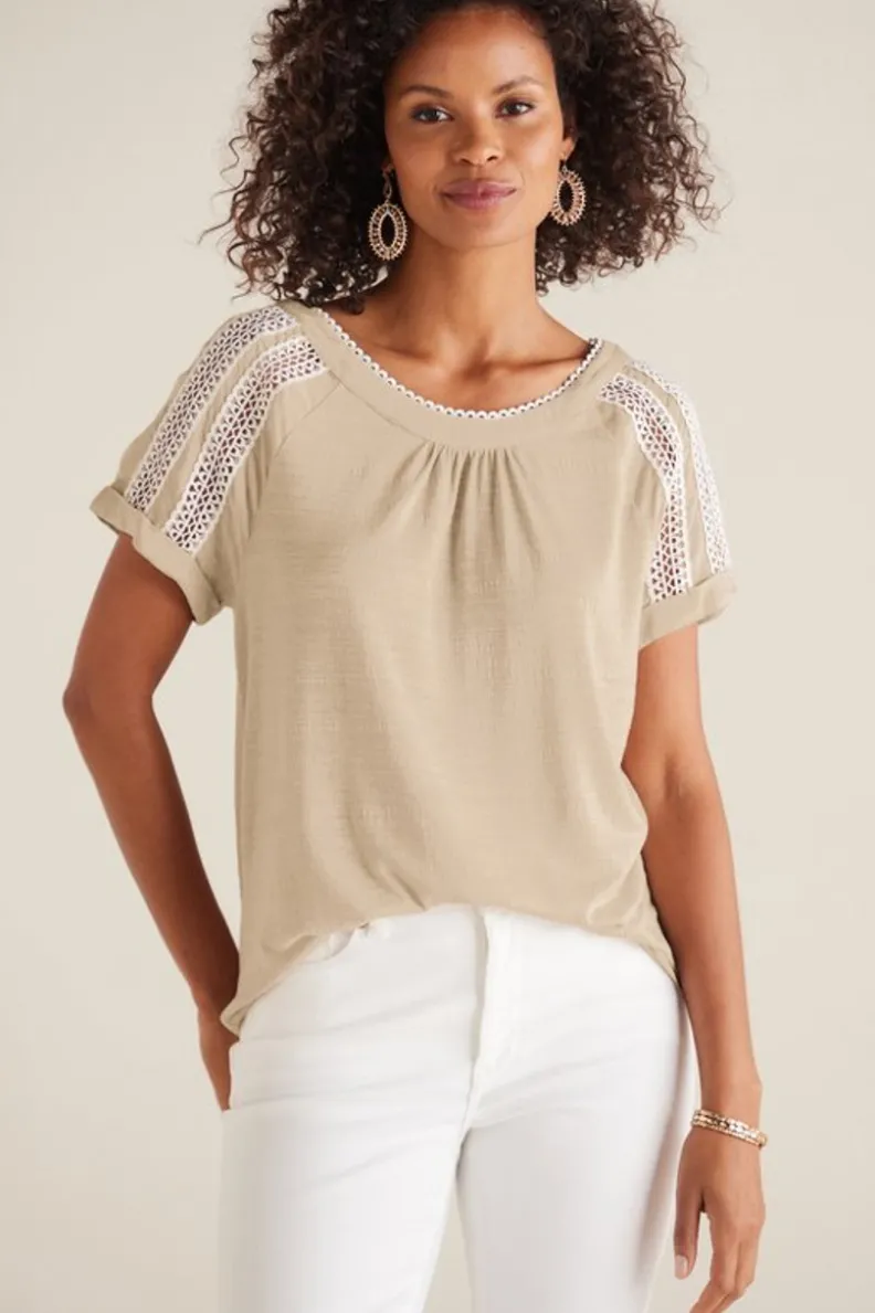 Soft Surroundings Halle Short Sleeve Top| Tops