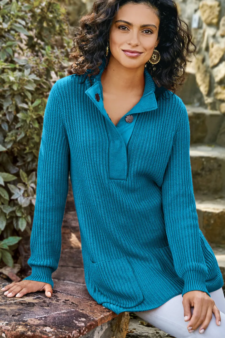 Soft Surroundings Highland Tunic Sweater| Tops|Sweaters & Cardigans