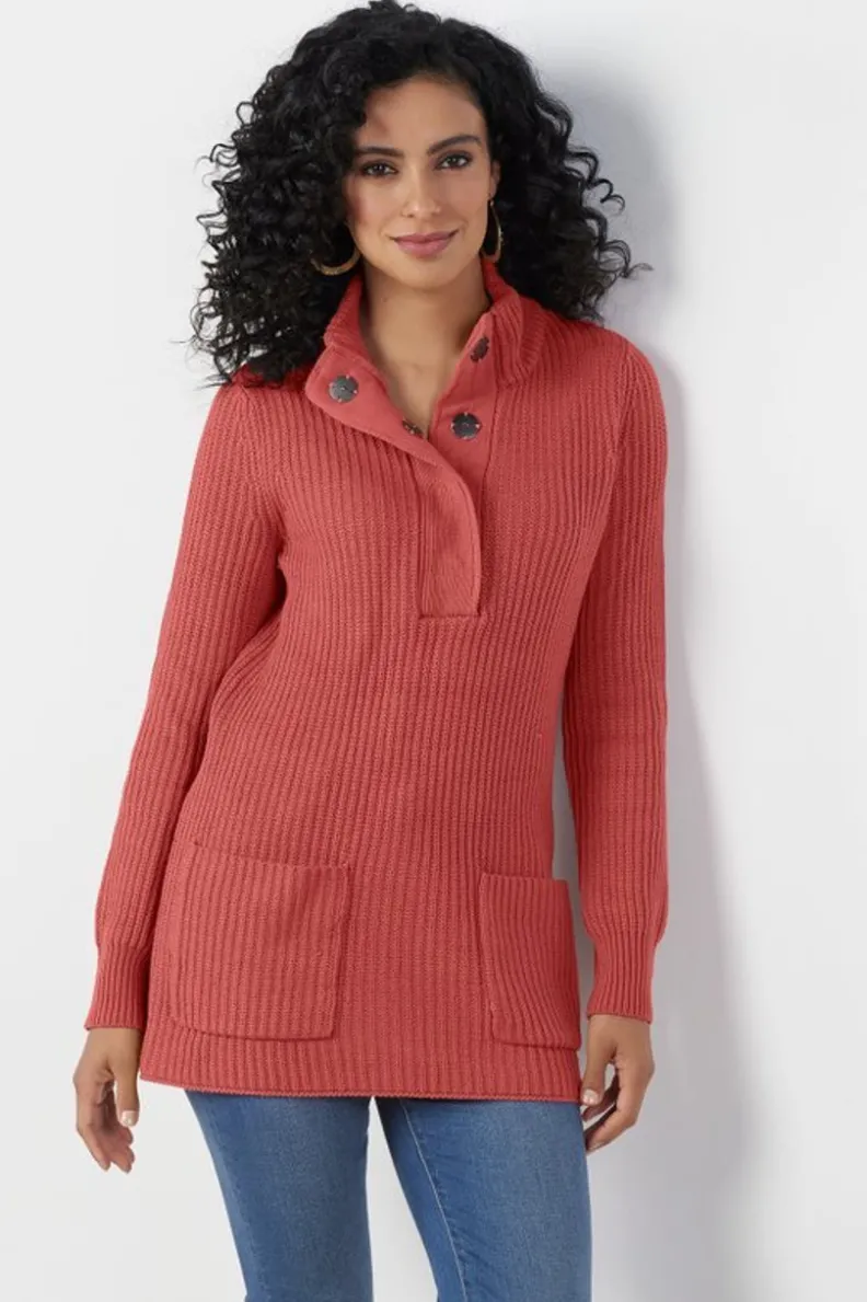 Soft Surroundings Highland Tunic Sweater| Tops|Sweaters & Cardigans