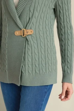 Soft Surroundings Ivey Cable Knit Cardigan| Tops|Sweaters & Cardigans