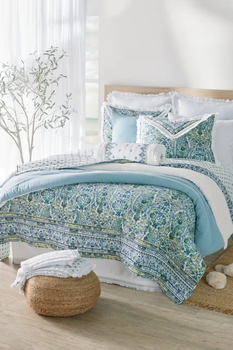 Soft Surroundings Ivy May Reversible Gauze Sham| Bedding|Bedding Collections