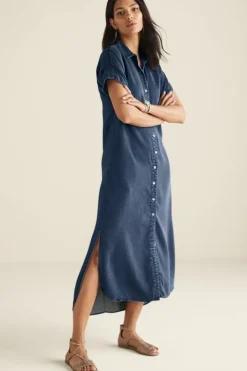 Soft Surroundings Je Veux Midi Shirtdress| Dresses