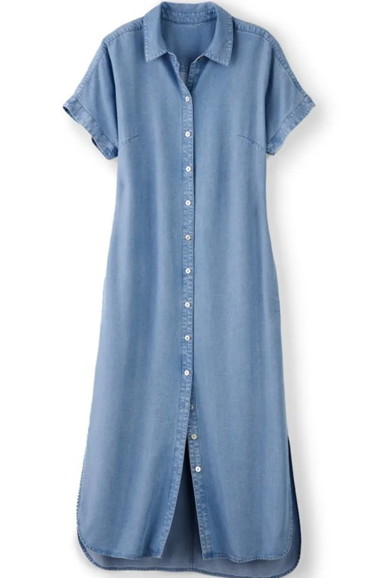 Soft Surroundings Je Veux Midi Shirtdress| Dresses
