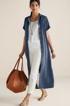 Soft Surroundings Je Veux Midi Shirtdress| Dresses