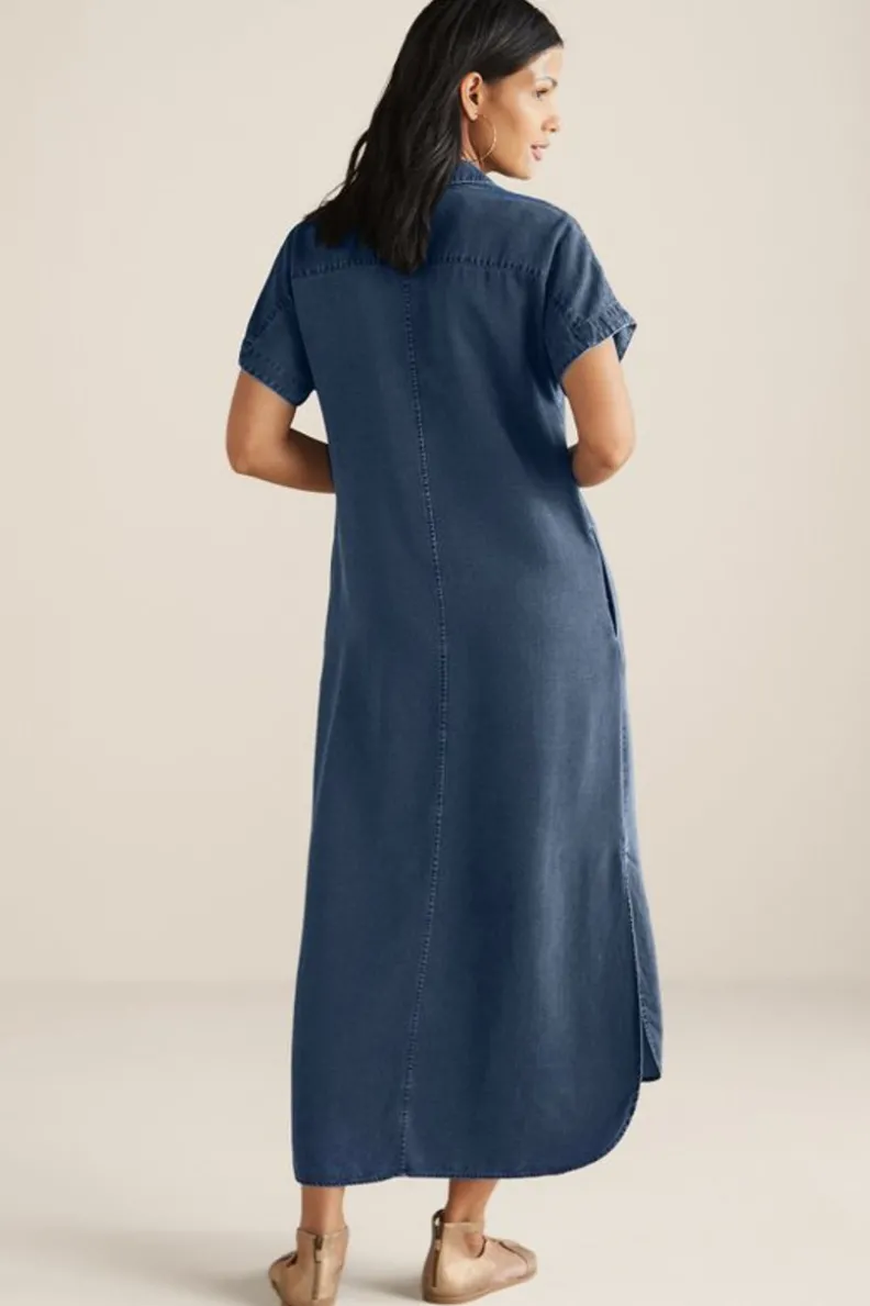 Soft Surroundings Je Veux Midi Shirtdress| Dresses
