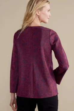 Soft Surroundings Jeri Jacquard Top| Tops