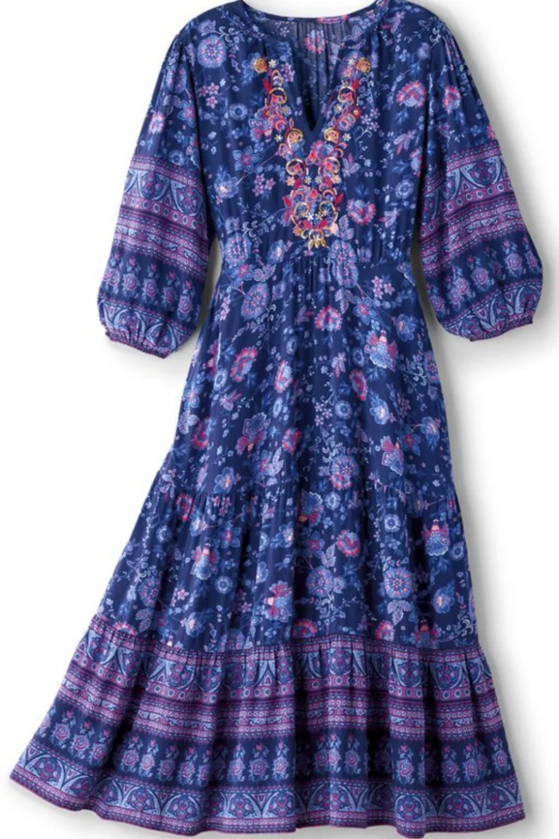 Soft Surroundings Jordana Midi Dress| Dresses