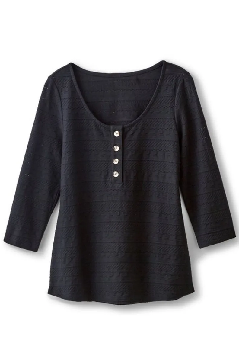 Soft Surroundings Jude Textured Top| Tops