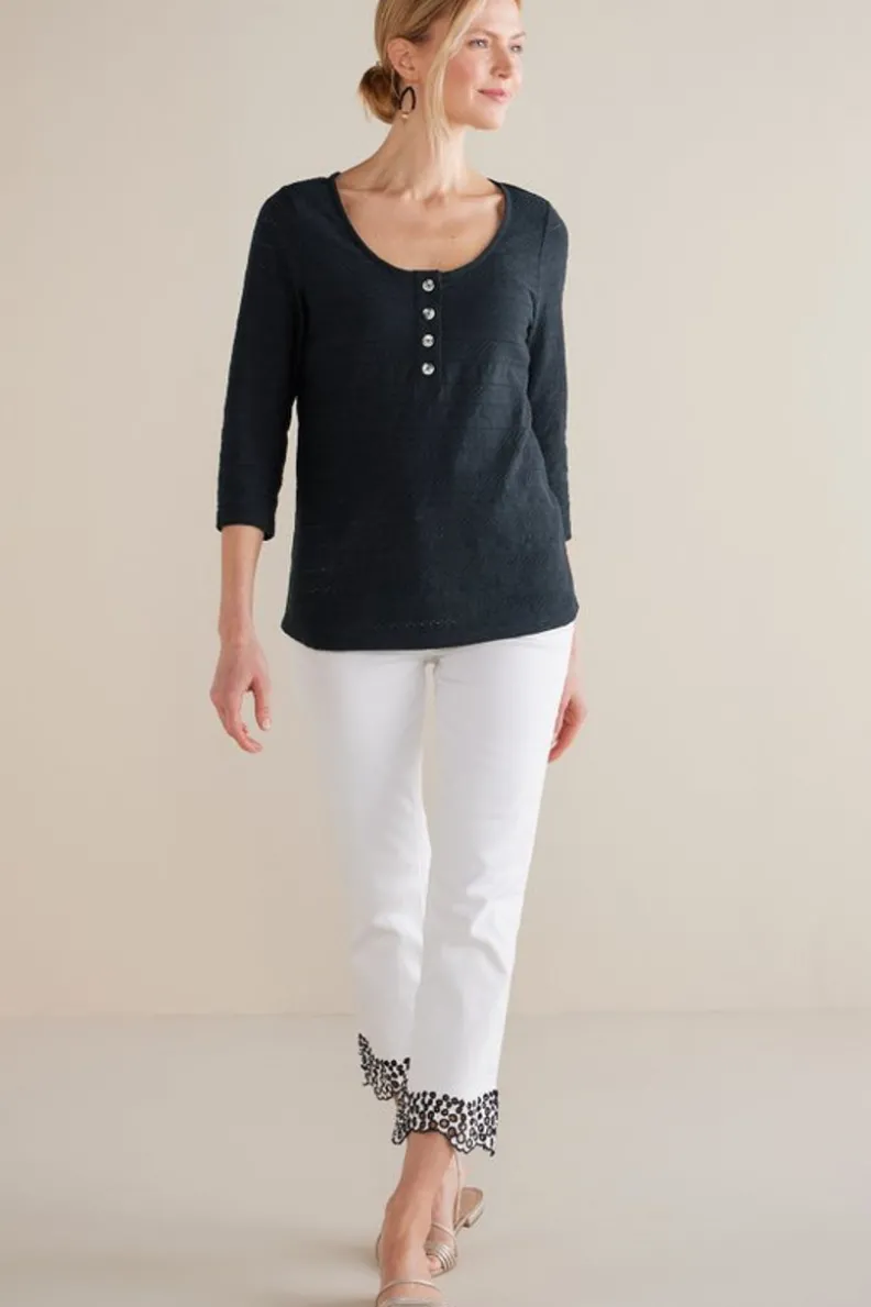 Soft Surroundings Jude Textured Top| Tops