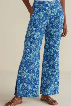 Soft Surroundings Khulani Wide Leg Gauze Pants| Pants