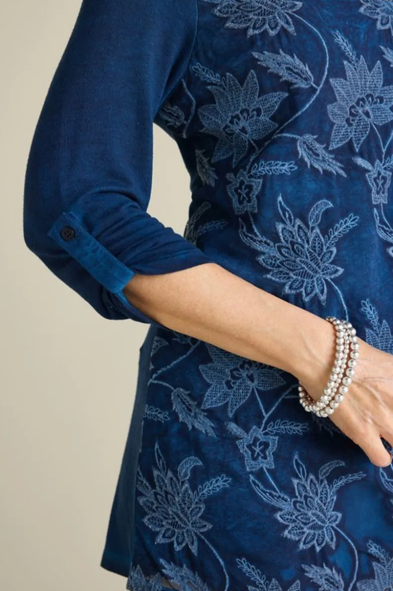 Soft Surroundings Kimbra Embroidered Tunic| Tops|Tunics & Leggings