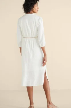 Soft Surroundings Kimora Embroidered Midi Dress| Dresses