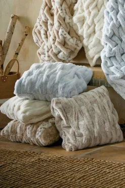 Soft Surroundings La Parisienne Faux Fur Pillow| Bedding|Bedding Essentials