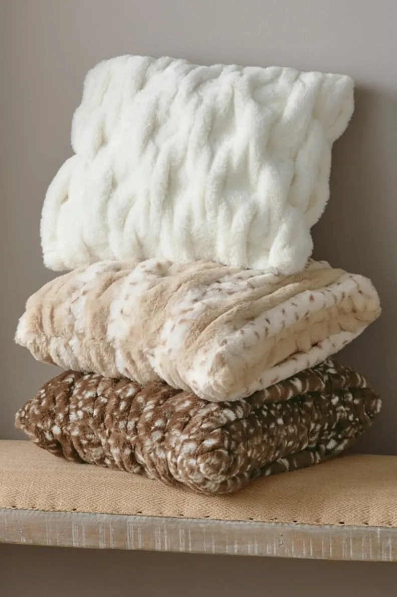 Soft Surroundings La Parisienne Faux Fur Pillow| Bedding|Bedding Essentials