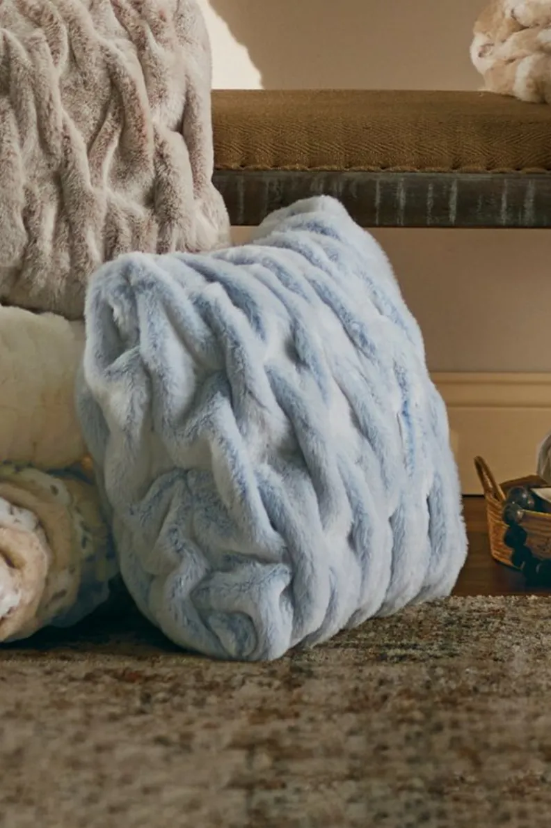 Soft Surroundings La Parisienne Faux Fur Pillow| Bedding|Bedding Essentials