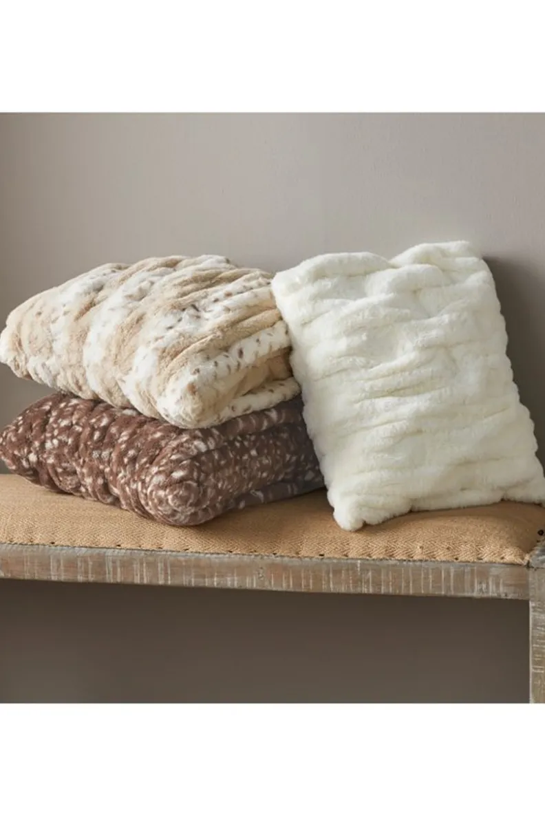 Soft Surroundings La Parisienne Faux Fur Pillow| Bedding|Bedding Essentials