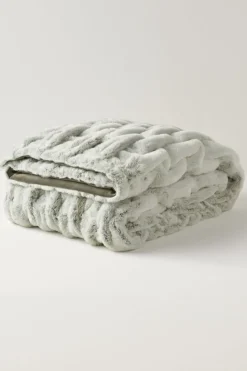 Soft Surroundings La Parisienne Faux Fur Throw| Bedding|Bedding Essentials