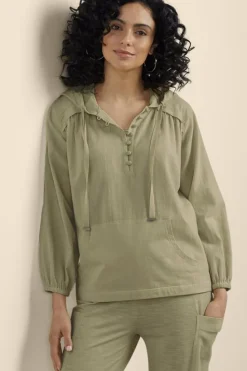Soft Surroundings Lanai Hoodie| Tops|Sleepwear & Lounge