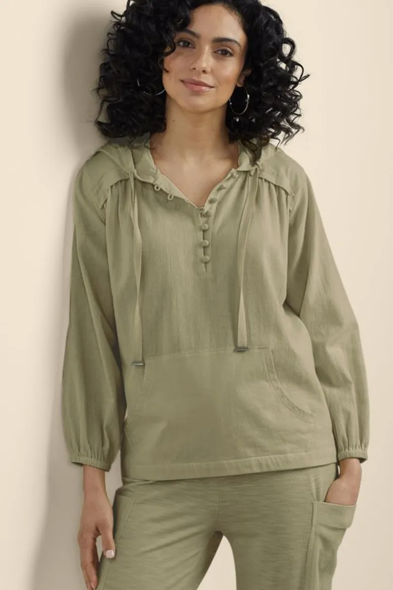 Soft Surroundings Lanai Hoodie| Tops|Sleepwear & Lounge