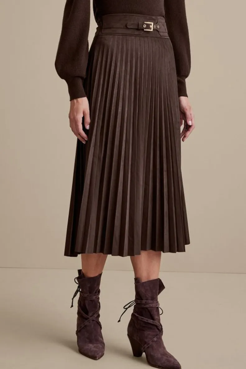 Soft Surroundings Lavina Faux Suede Skirt| Skirts
