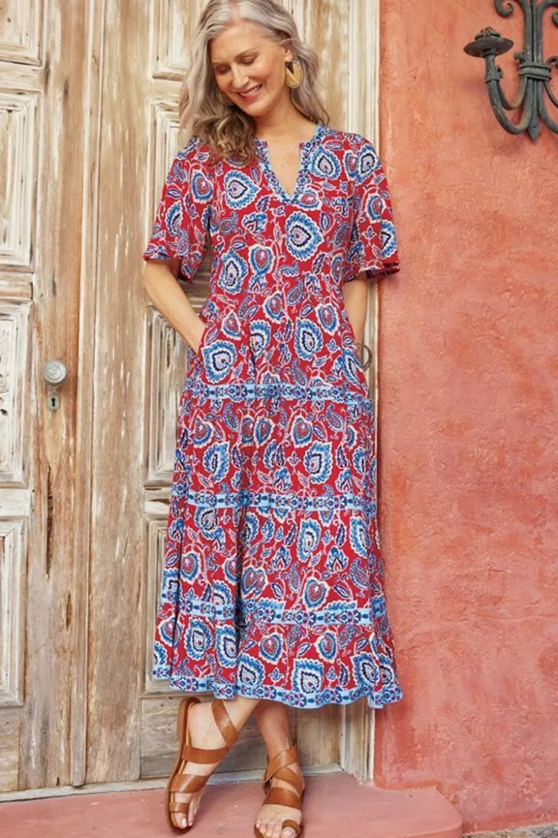 Soft Surroundings Lilith Midi Dress| Dresses