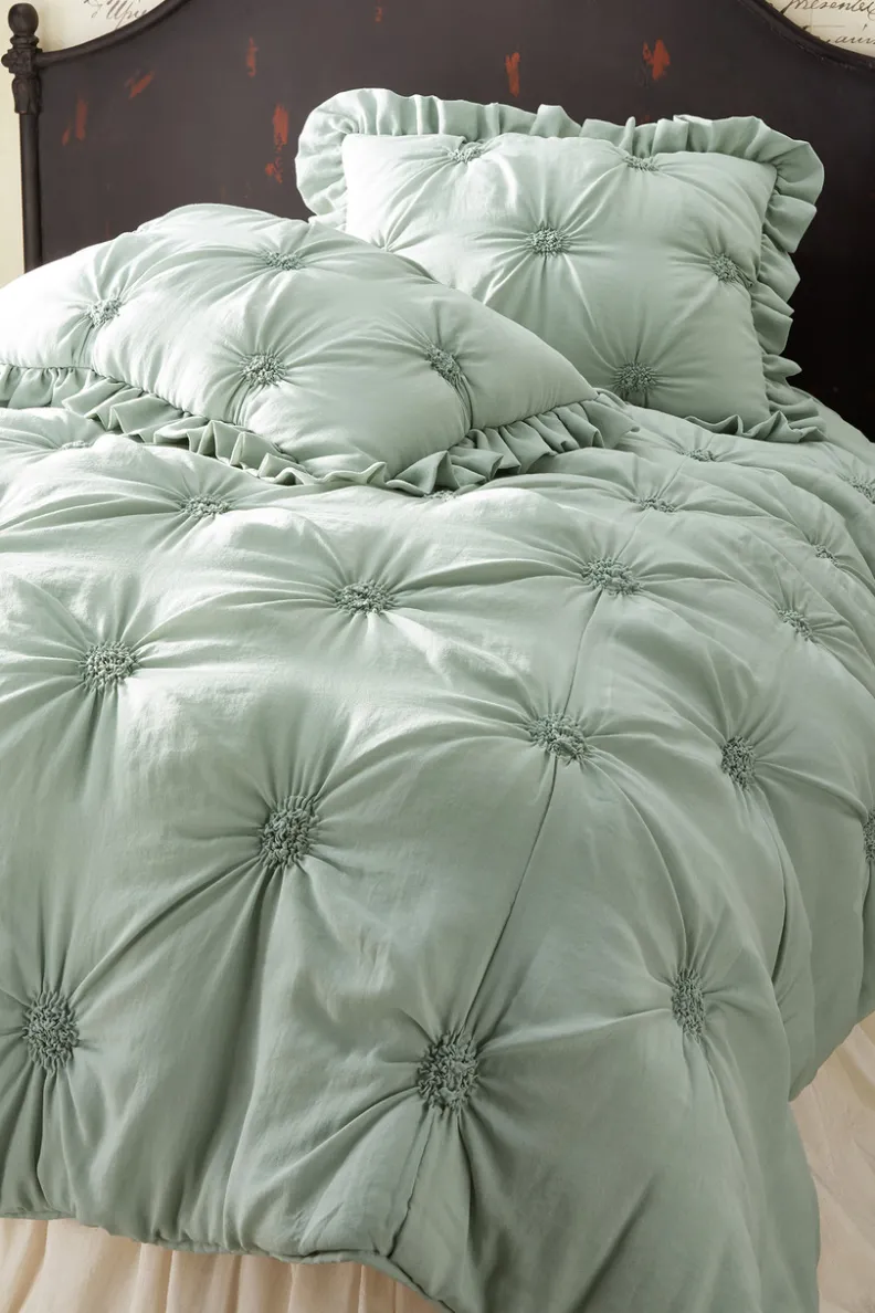 Soft Surroundings Lombardi Smocked Bed Sham I| Bedding|Bedding Collections