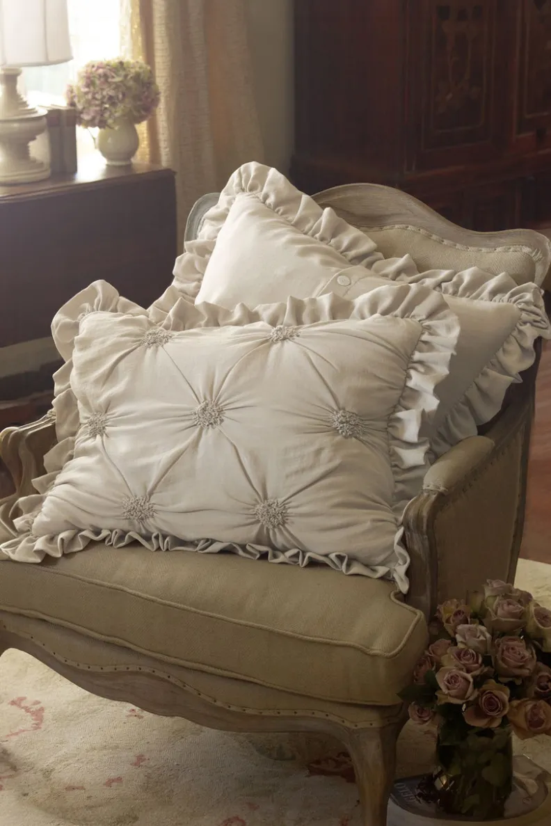 Soft Surroundings Lombardi Smocked Bed Sham I| Bedding|Bedding Collections