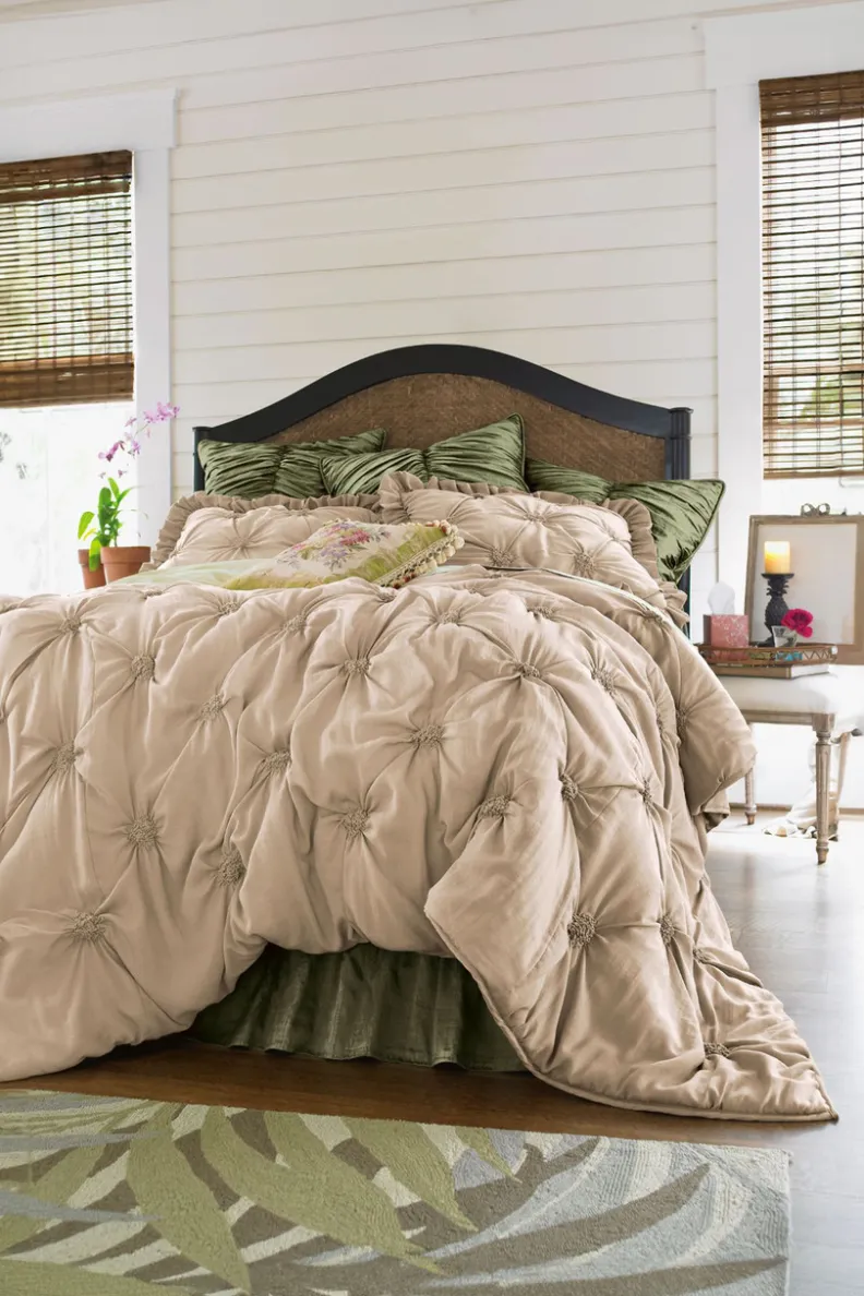 Soft Surroundings Lombardi Smocked Bed Sham I| Bedding|Bedding Collections