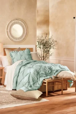 Soft Surroundings Lombardi Smocked Coverlet I| Bedding|Bedding Collections