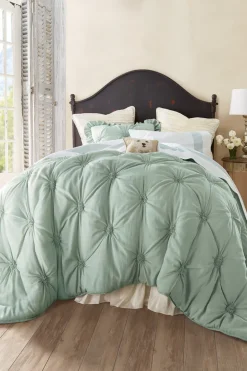 Soft Surroundings Lombardi Smocked Coverlet I| Bedding|Bedding Collections