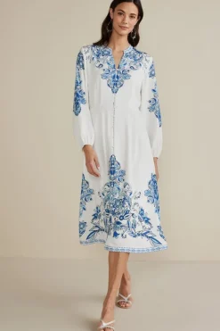 Soft Surroundings Louise Midi Dress| Dresses