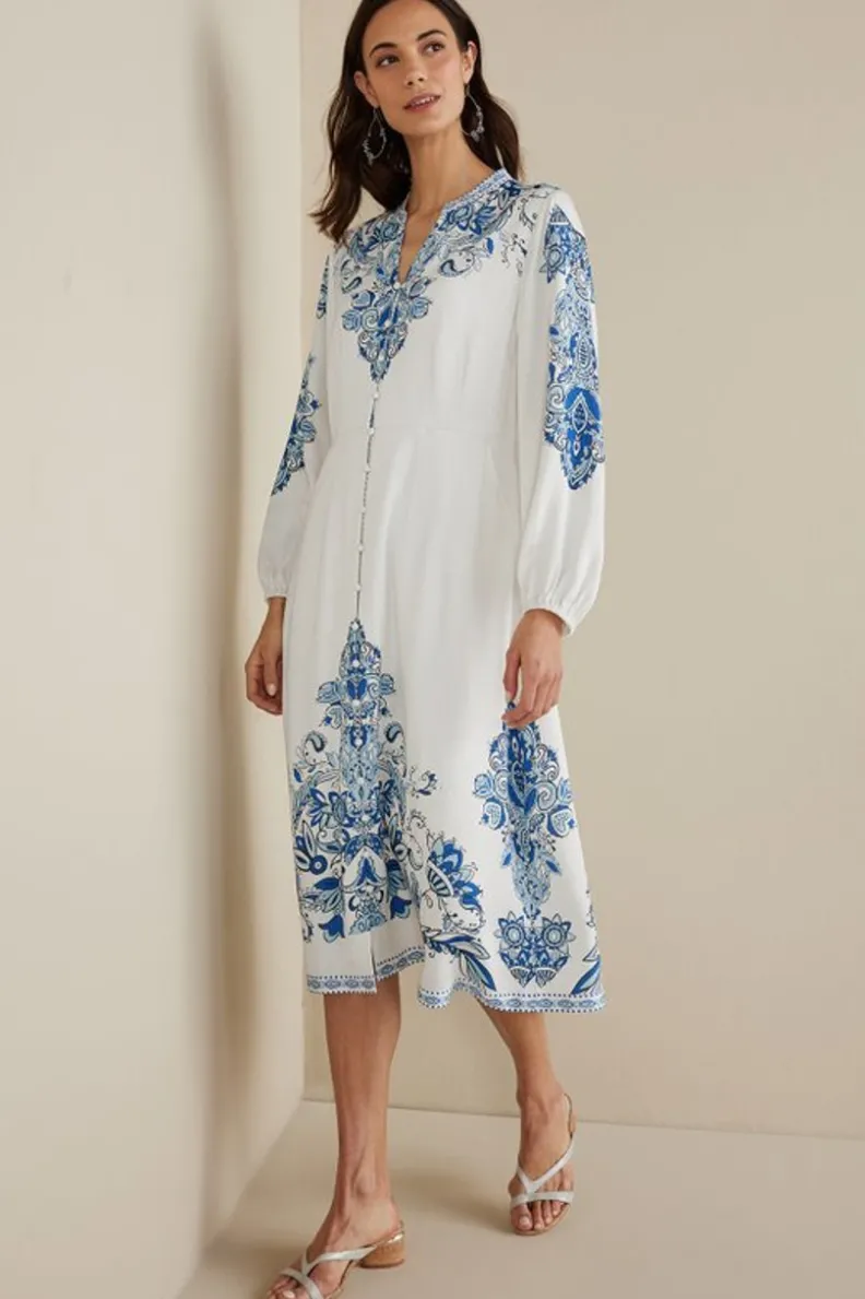 Soft Surroundings Louise Midi Dress| Dresses