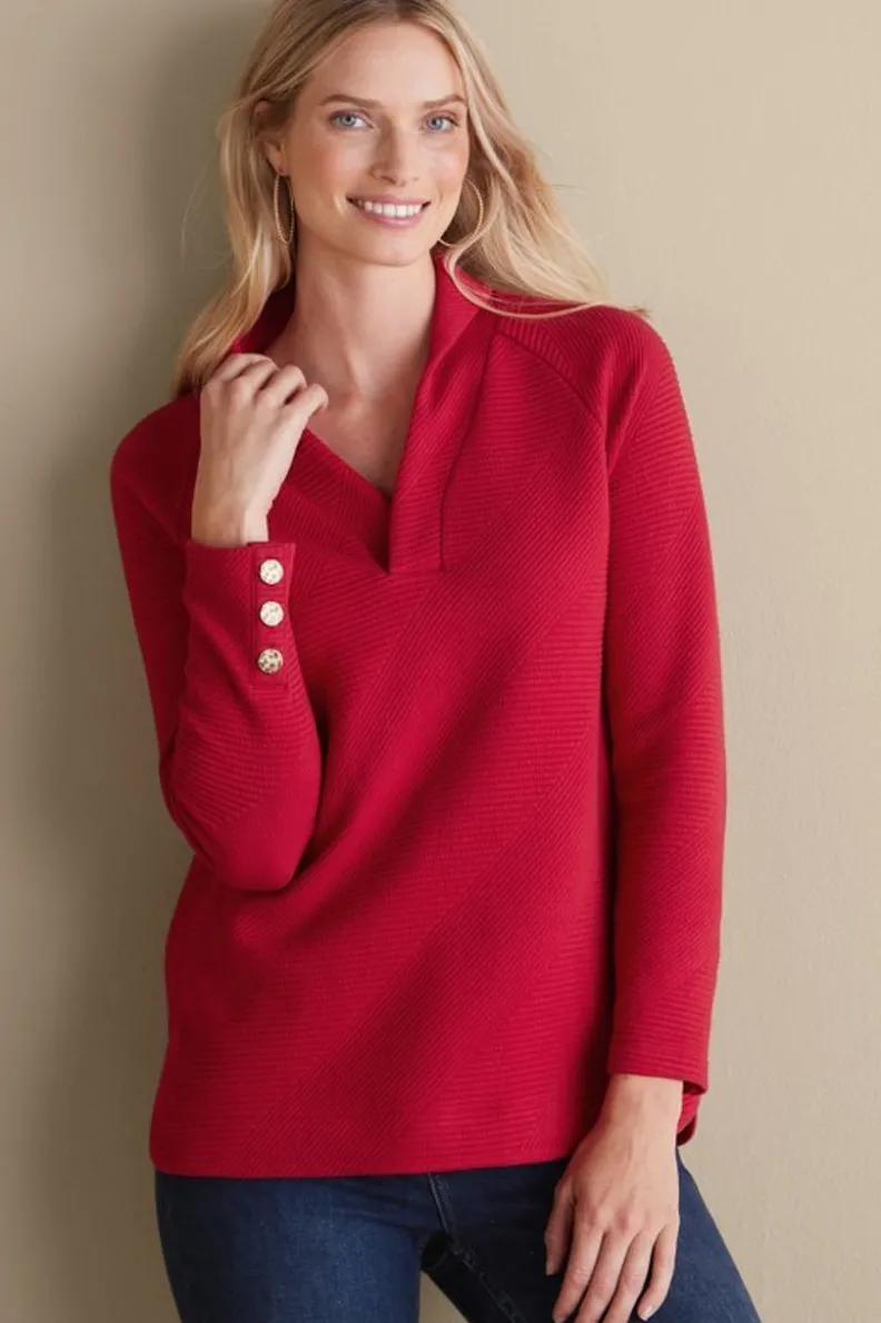 Soft Surroundings Macie Pullover| Tops