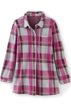 Soft Surroundings Mad About Plaid Top| Tops